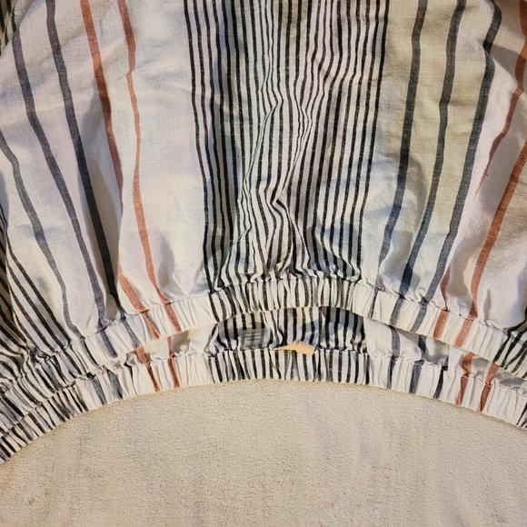 Off Shoulder Striped Roxy Shirt - Picture 2 of 4